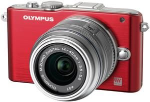 Olympus PEN E-PL3 Kit Double Zoom Kit rot/silber (item no. 90426227) - Picture #1