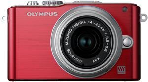Olympus PEN E-PL3 Kit Double Zoom Kit rot/silber (item no. 90426227) - Picture #2
