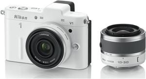 Nikon 1 V1 Kit VR 10-30/10 Pancake weiß (Art.-Nr. 90432168) - Bild #1