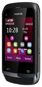 Nokia C2-02 Touch and Type schwarz (item no. 90433807) - Picture #3