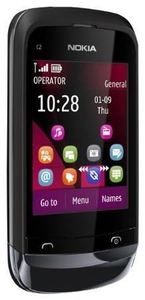 Nokia C2-02 Touch and Type schwarz (item no. 90433807) - Picture #1