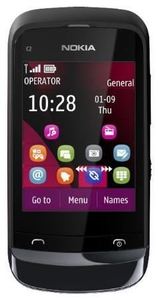 Nokia C2-02 Touch and Type schwarz (item no. 90433807) - Picture #2