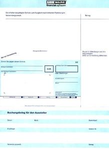Lexware Schecks V2.0 A4 Einzelblatt 100 Stück (item no. 90434160) - Picture #1