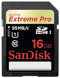 SanDisk Extreme Pro SDHC UHS-I Karte 16GB (item no. 90439344) - Picture #1