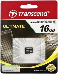 Transcend microSDHC Karte 16GB (Art.-Nr. 90439350) - Bild #1