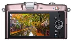 Olympus Pen E-PM1 silber-rose Kit 14-42 + 40-150 (Art.-Nr. 90439477) - Bild #3