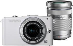 Olympus Pen E-PM1 weiss Kit 14-42 + 40-150 (item no. 90439479) - Picture #1