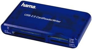 Hama 35 in 1 Kartenleser USB2.0 blau (item no. 90446172) - Picture #1