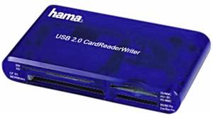 Hama 35 in 1 Kartenleser USB2.0 blau (item no. 90446172) - Picture #3
