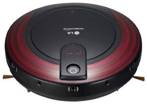 LG VR6170LVM HomBot Roboterstaubsauger schwarz/rot