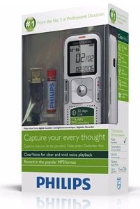 Philips Digital Voice Tracer DVT 615 hellweiss/platin-chrom (item no. 90446941) - Picture #4