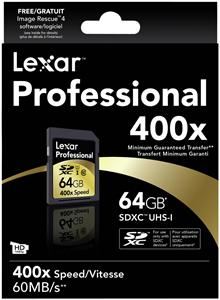 Lexar ThinBox UHS-I 400X SDXC 64GB (item no. 90450320) - Picture #1