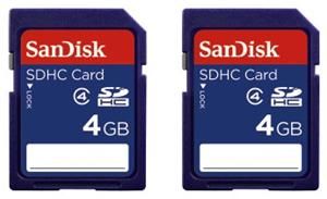 SanDisk SDHC 2-Pac 4GB (item no. 90450352) - Picture #3