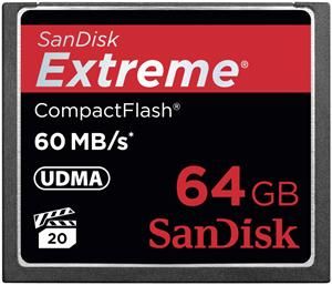 SanDisk Compact-Flash 64GB Extreme (item no. 90450388) - Picture #1