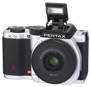 Pentax K-01 smc DA 18-55mm & 50-200mm silber/schwarz (item no. 90456334) - Picture #2