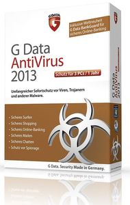 G Data AntiVirus 2013 3 User (item no. 90457484) - Picture #1