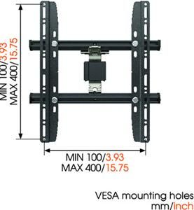 Vogels WALL 1245 Wandhalter schwarz (item no. 90459154) - Picture #3