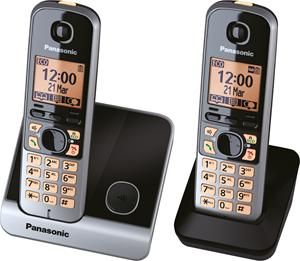 Panasonic KX-TG6712GB Duo schwarz (Art.-Nr. 90460749) - Bild #1