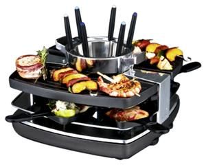 Gastroback 42559 Raclette-Fondue-Set schwarz (Art.-Nr. 90466935) - Bild #1