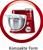 Moulinex Masterchef Gourmet Plus Küchenmaschine rot/silber (item no. 90466815) - Thumbnail #12