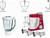 Moulinex Masterchef Gourmet Plus Küchenmaschine rot/silber (item no. 90466815) - Thumbnail #7