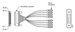 Cisco cable Octal 8-Lead, 68 Pin zu