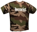 T-Shirt Terrorist desert Gr. S