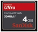 SanDisk Compact Flash Karte 4GB