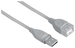 Hama USB-Verlängerungskabel 0.5m Grau