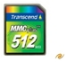 Transcend Multi Media Karte 512MB
