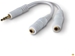 Belkin Splitter Klinke 3.5mm weiss