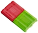 Hama 2 Akkuboxen transparent red/grün
