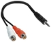 Hama Adapter 2x Cinch-Kupplung -
