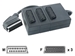 Vivanco Scart-Verteiler 3-Fach 0.2m