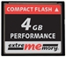 extrememory Compact Flash Karte 4GB