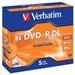 Verbatim DVD-R DL 8.5GB 8X Jewelcase 5er