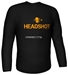 Longsleeve HEADSHOT black Gr.XL