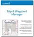 Garmin Trip & Waypoint Manager CD
