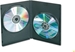 Digitus DVD Doppelleerhülle schwarz