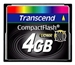 Transcend Compact Flash Karte 4GB
