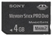 Sony Memory Stick PRO Duo Mark II  4GB