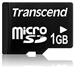 Transcend microSD Karte 1GB bulk
