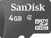 SanDisk microSDHC Karte 4GB