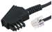 Hama TAE F-Kabel Universal 10m schwarz