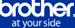 Brother PR-4040R Stempel 40x40mm rot