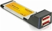 DeLOCK Express Card zu 2x eSATA II Raid