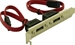 DeLOCK Slotblech intern 2x SATA