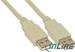 InLine USB2.0  0.5m beige