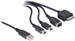 DeLOCK USB2.0 Ladekabel 4-fach