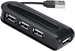 Revoltec 4 Port USB2.0 Hub schwarz